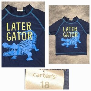 Carter's Blue 'Later Gator' Shirt